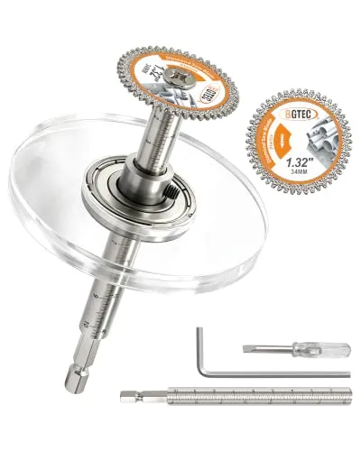 BGTEC taglierino tubi interni PVC diamantato 95 mm
