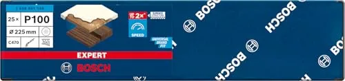 Bosch Expert C470 dischi abrasivi 225 mm G150 25 pz muro