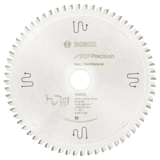 Bosch Expert lama circolare 216x30 64 denti multimat