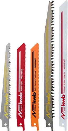 KWB set 5 lame sega a gattuccio legno metallo