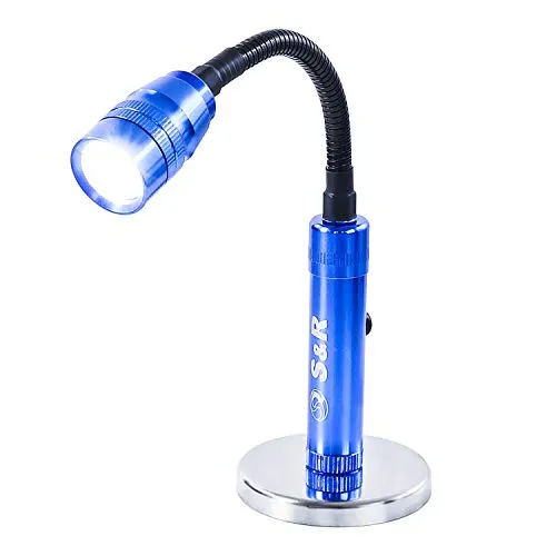 S&R Lampada ispezione LED magnetica 3 LED flessibile