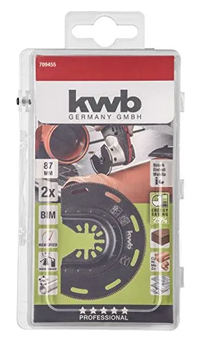 KWB AKKU-TOP lame multitool 87 mm 2 pz bimetallo