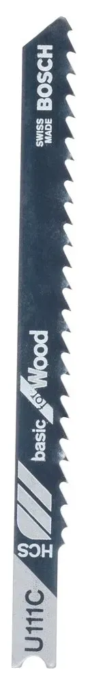 Bosch Expert U 111 C lame seghetto 3 pezzi per legno