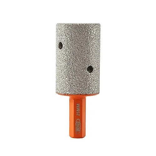 BGTEC fresa dito diamantata 25 mm esagonale gres uso secco