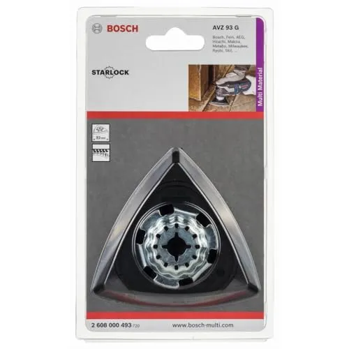 Bosch AVZ 93 G Piastra Levigatura Starlock 93 mm Angoli