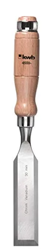 KWB 4559-30 Scalpello da legno 30 mm manico faggio