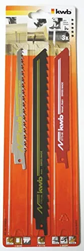 KWB Lame Sega Alternativa 576003 Legno Metallo 3pz