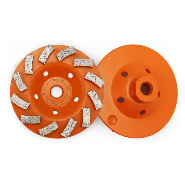 BGTEC Mola Diamantata 100mm M14 per Cemento 2 Pezzi