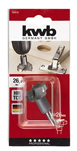 KWB punta cerniere 26mm metallo duro per legno Made Germany