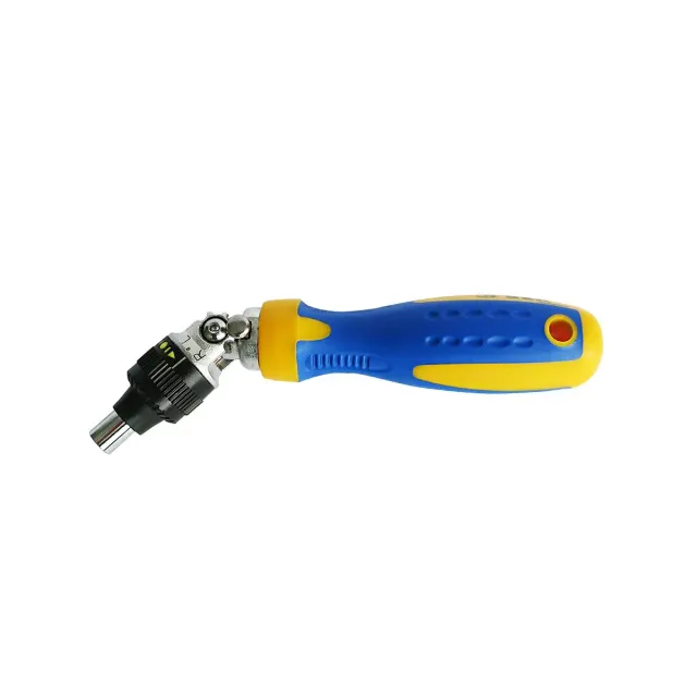 S&R Giravite cacciavite porta inserti 1/4" angolabile a cricchetto