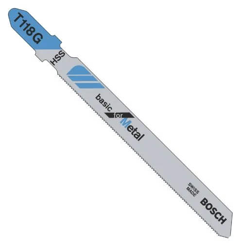 Bosch T 118 G Basic lame seghetto alternativo 3 pezzi per metallo