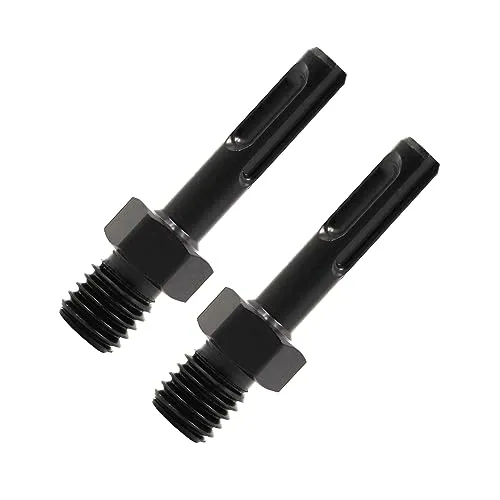 SANLEETEK Adattatore M14 SDS Plus punte 2 pezzi corona diamantata