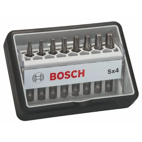 Bosch Expert Robustline Bit Torx T8-T40 49 mm 8 Pezzi