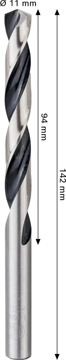 Bosch Expert Metal HSS punta metallo 11 mm HSS