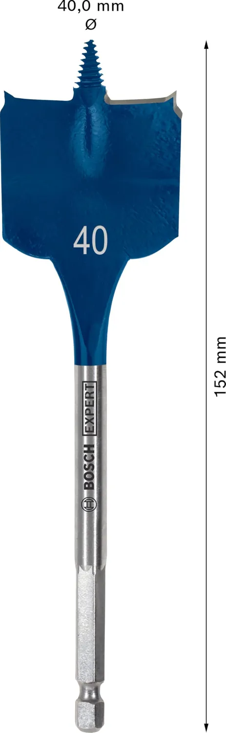Bosch Expert punta piatta legno SelfCut Speed 40 mm