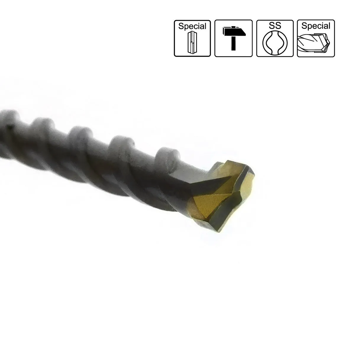 S&R SDS Plus Set 6 Punte Muro 5-10 mm cemento pietra
