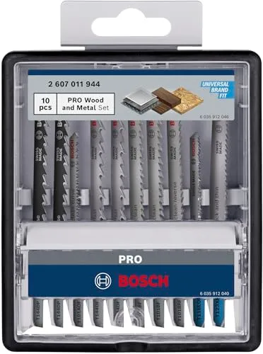 Bosch Expert PRO Wood and Metal lame seghetto 10 pz 100 mm