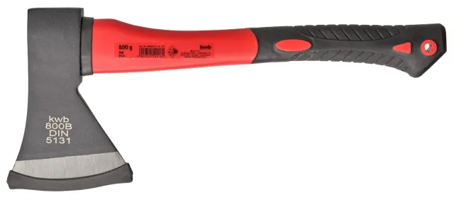 KWB 4529-18 Accetta Manico Fibra Vetro Testata GS
