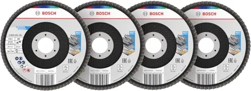 Bosch Expert X451 dischi lamellari 125 mm set 60 pezzi grana assortita