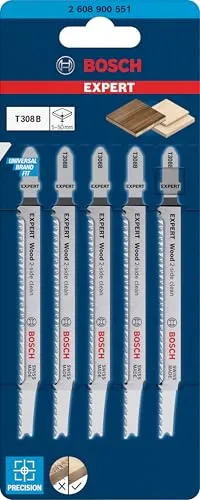 Bosch Expert Wood 2-side clean T308B lame seghetto 5pz