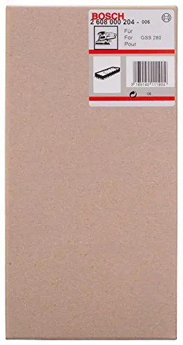 Bosch PRO piastra levigatura velcro per GSS 280 nera