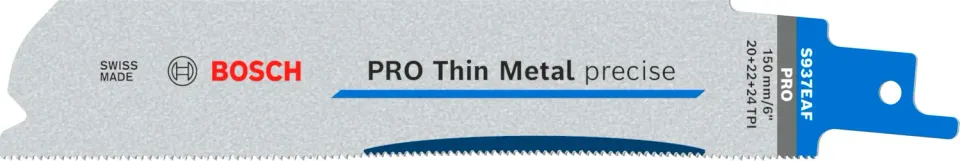Bosch Expert PRO Thin Metal S937EAF lama sciabola 150 mm 5 pezzi