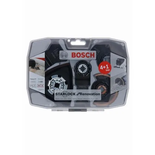 Bosch Expert set Starlock 4 pezzi multifunzione legno muro
