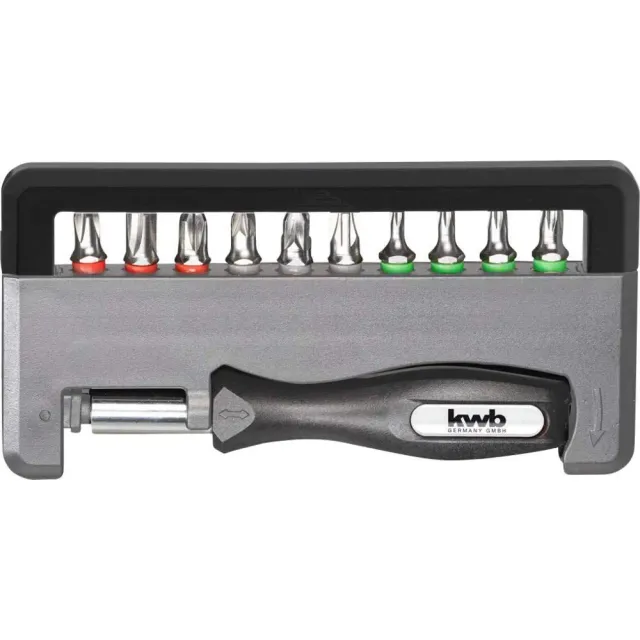 KWB 151010 set bit box 12 pezzi 1/4" magnetico