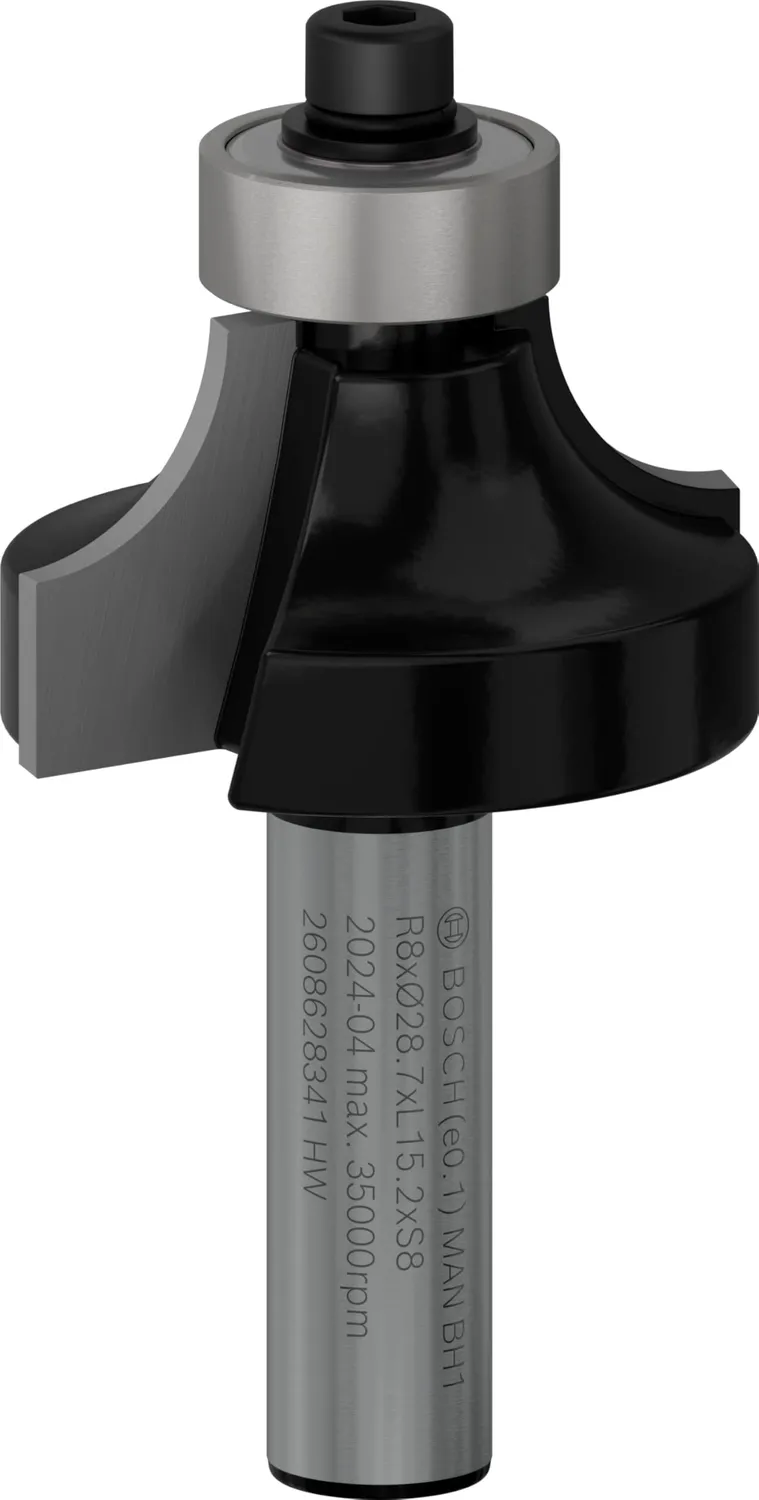 Bosch Standard fresa arrotondare R1 4 mm gambo 8 mm