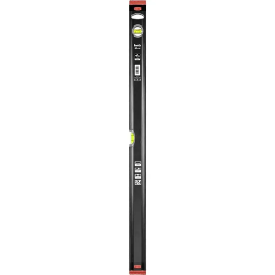 KWB Livella Alluminio 80 cm 0,5 mm/m bolla orizzontale verticale