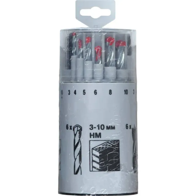 kwb Kraftixx set punte 18 pezzi 3-10 mm legno pietra metallo
