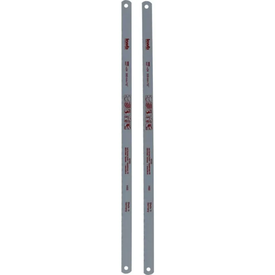 KWB 1872-20 Lame Seghetto HSS 300 mm 24 Denti 2 Pezzi