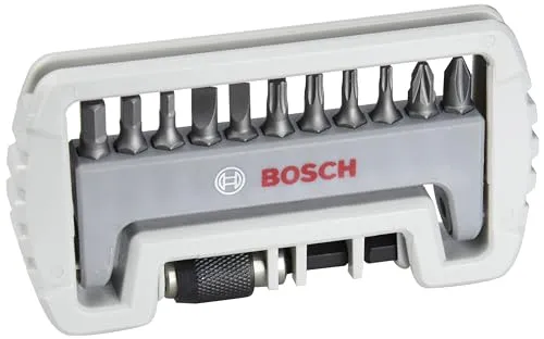 Bosch Expert Extra Hard Set Bit Avvitamento 12 Pezzi PH PZ HEX