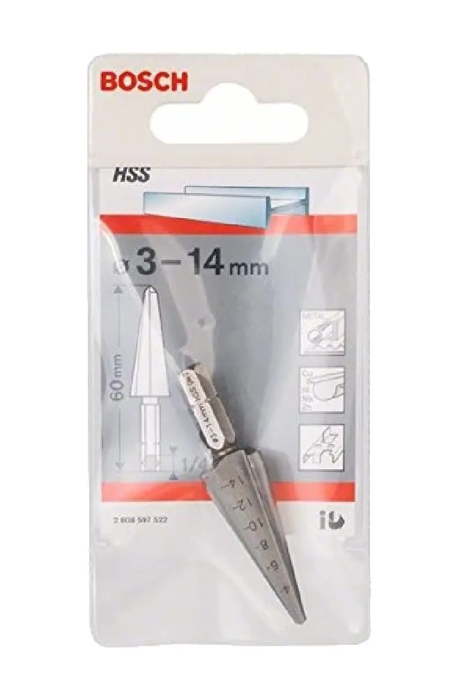Bosch Expert svasatore conico HSS 4-20 mm esagonale