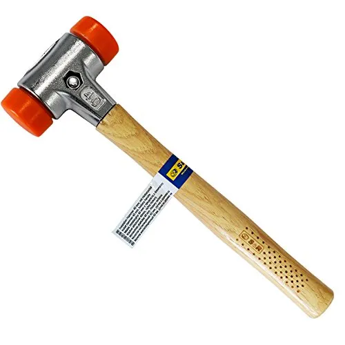 S&R Martello Gomma Antirimbalzo 40 mm Testine Sostituibili
