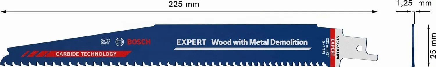 Bosch Expert Lama sega universale S1167XHM 225 mm carburo