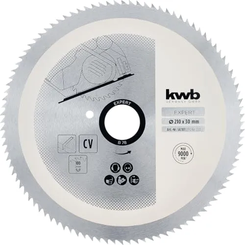 KWB Lama Circolare 160 x 16 mm 110 Denti per Legno