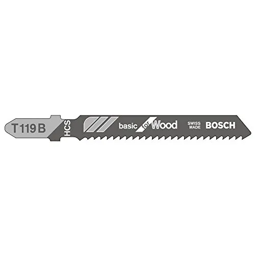 Bosch Expert T119 lame seghetto alternativo 5 pezzi ondulate