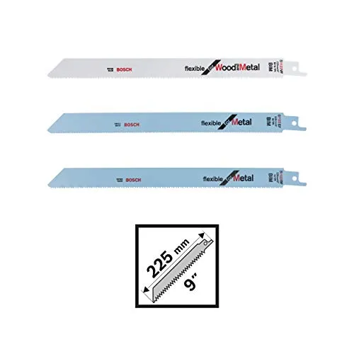 Bosch Wood Metal lame sciabola flessibili S922 S1122 6pz