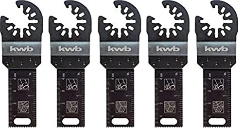 KWB AKKU-TOP lame multitool 22 mm 5 pz per legno