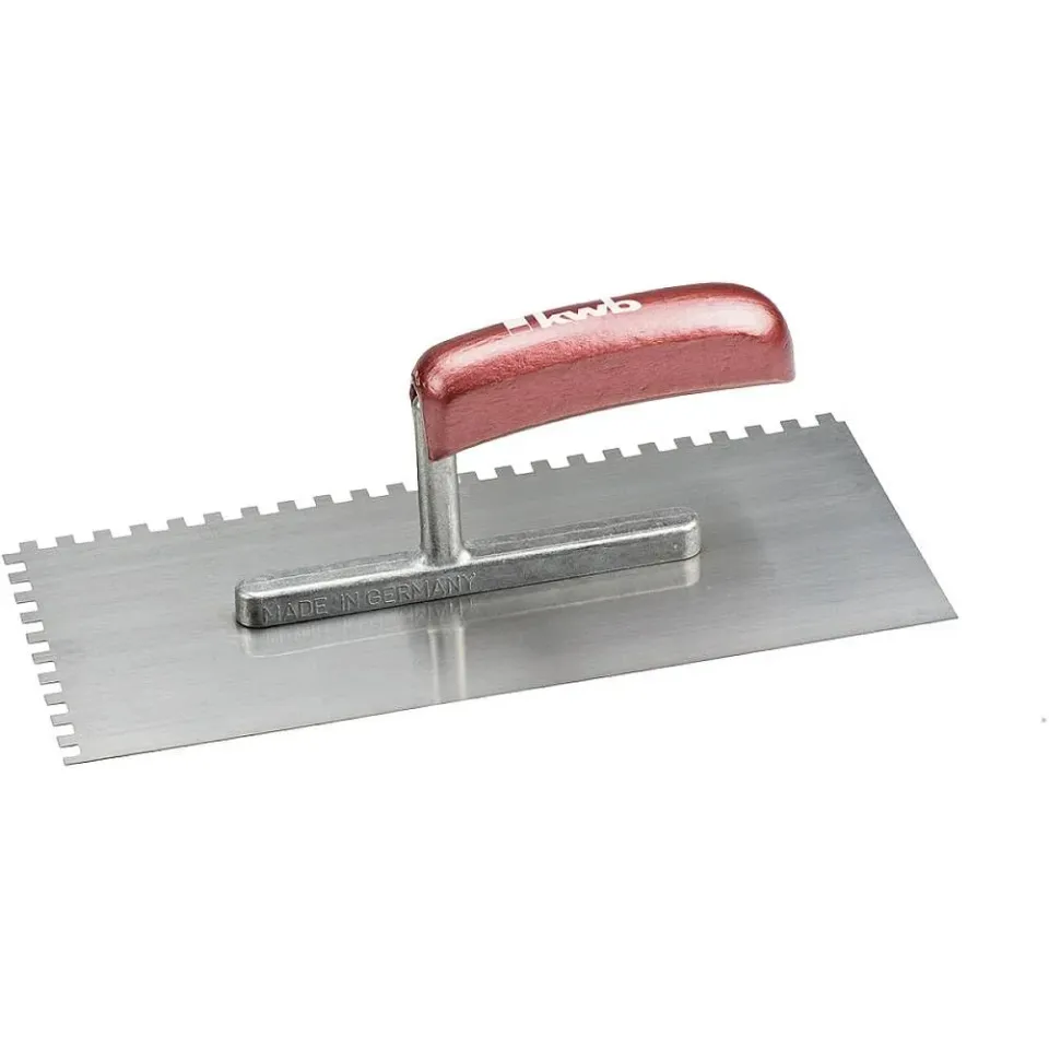 KWB 9238-28 spatola dentata acciaio 4 lati dentati