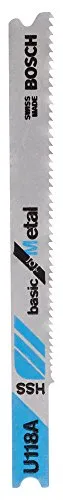 Bosch Expert U 118 A lama seghetto 3pz per metallo