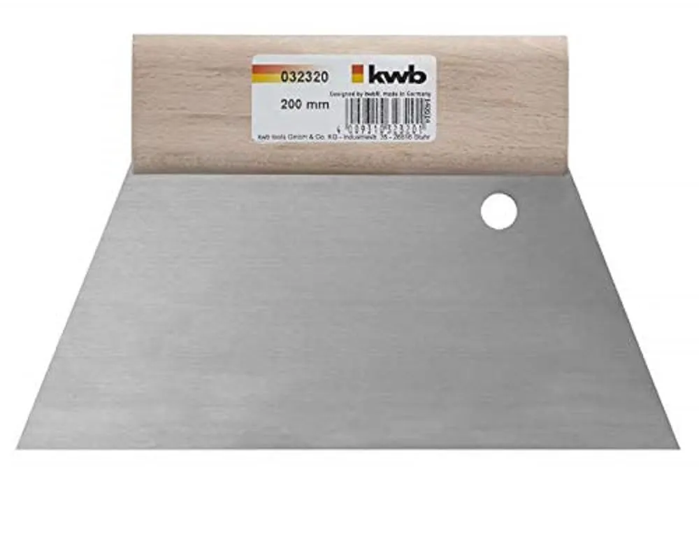 KWB 0323-20 spatola liscia 200 mm per stucco