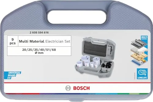 Bosch Expert Set Seghe a Tazza Multi Material 9pz Bimetallo