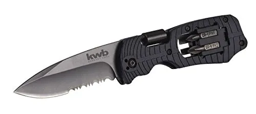 KWB 016630 coltello multiuso con portabit cacciavite