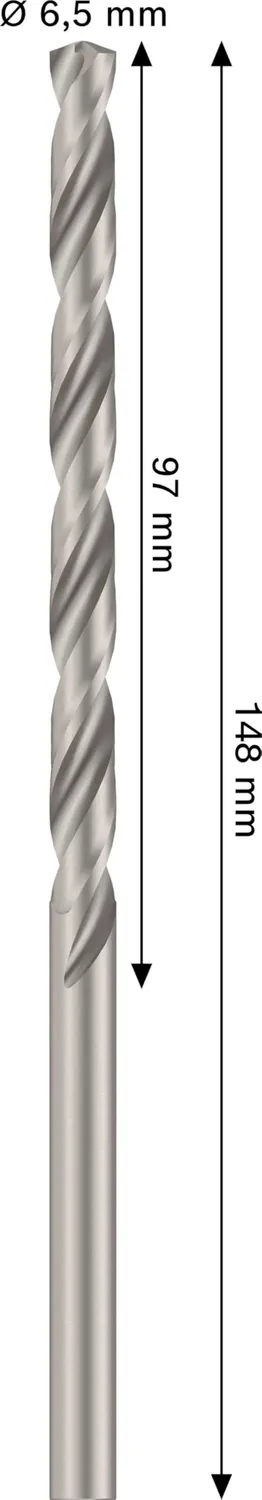 Bosch Expert PRO Metal punta HSS-G 6,5x97x148 mm