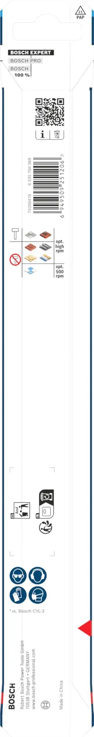 Bosch Expert HEX-9 punta multi 12x200x250 mm calcestruzzo