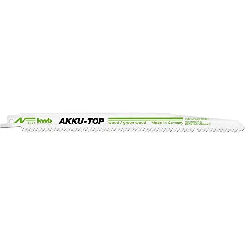 KWB AKKU-TOP 576100 lama sciabola HCS 240 mm legno