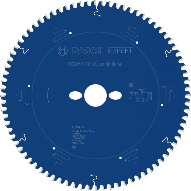 Bosch Expert Lama Sega Circolare 254x30 mm 80 Denti Alluminio