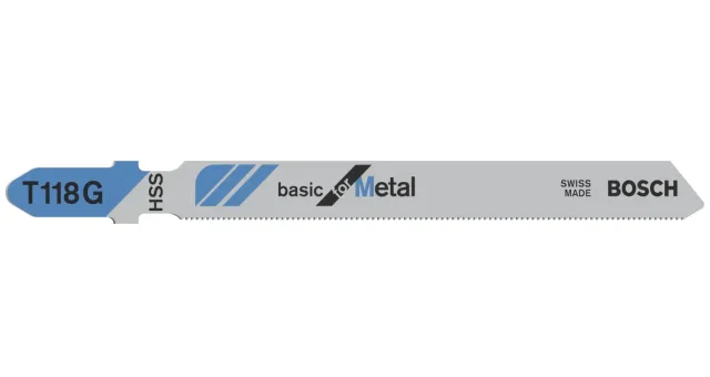 Bosch T 118 G Basic lame seghetto alternativo 3 pezzi per metallo